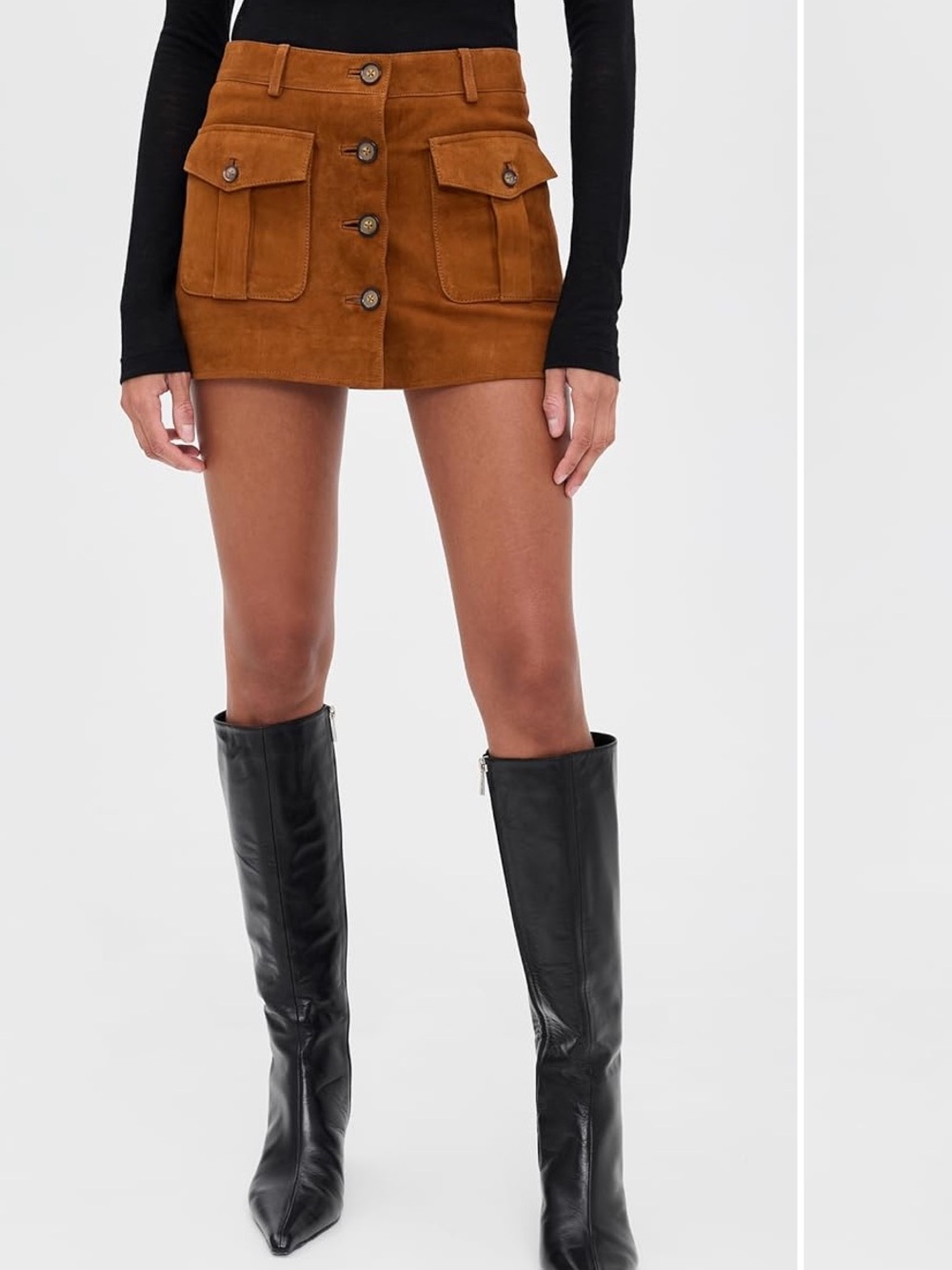 The Garment Suede Mini Skirt NWT